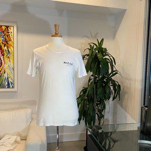Nicce London T-Shirt (White) Size L